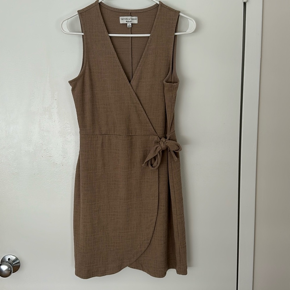 Madewell Texture + Thread Wrap Dress